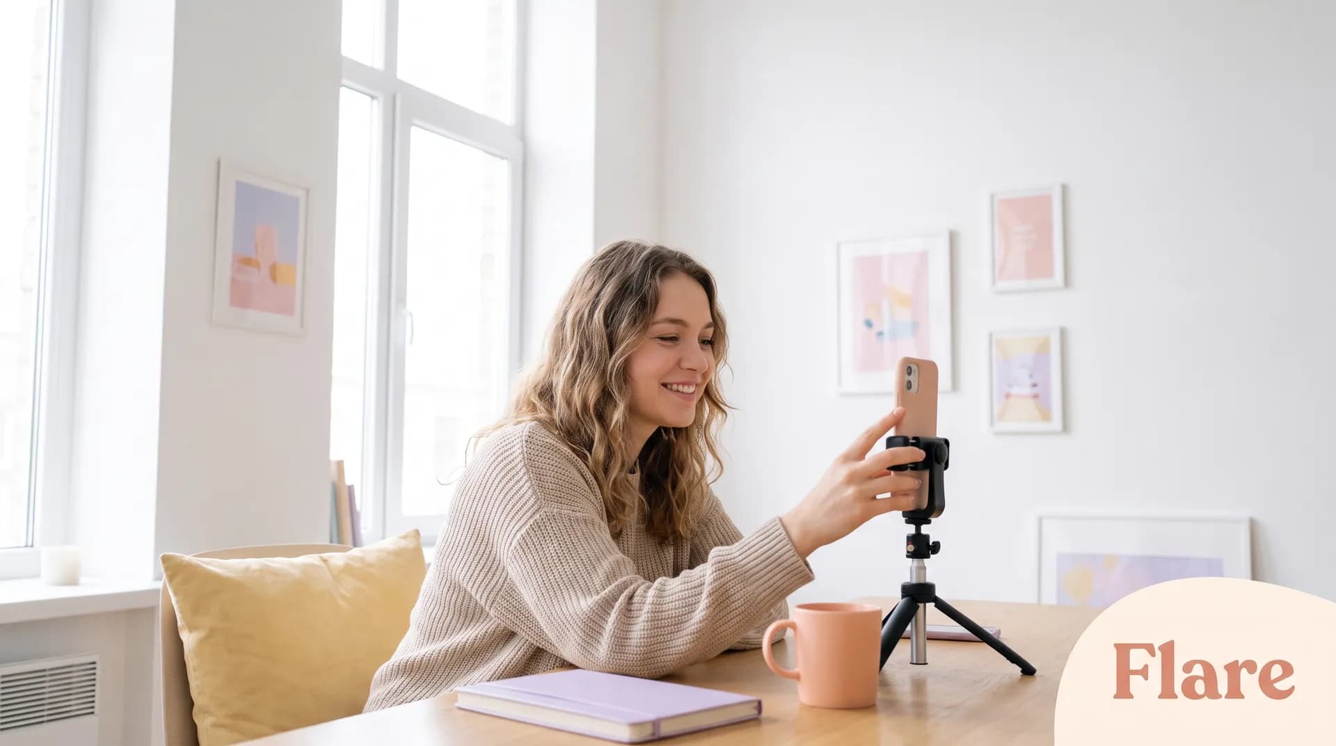 Filming UGC videos with natural light at any time of day
