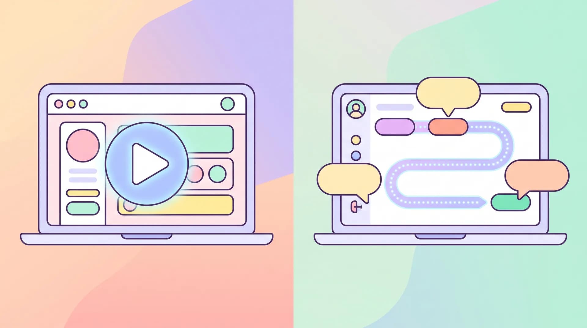 Onboarding video vs product walkthrough: pick per step
